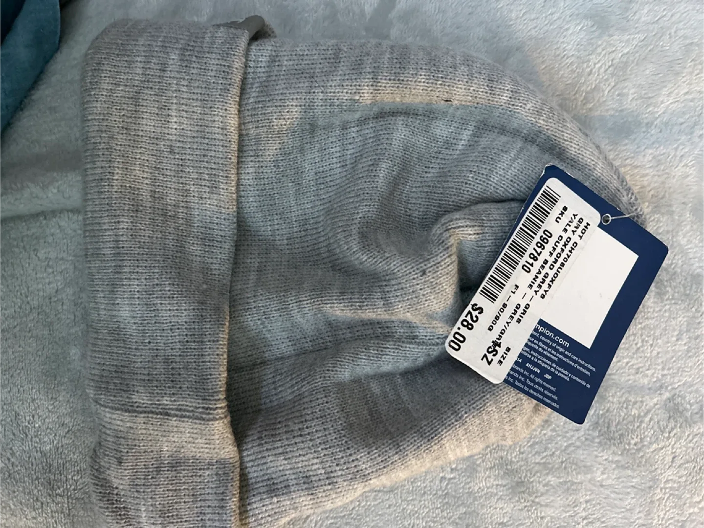 #Cleanout New Champion Yale Cuff Beanie - Grey image indicator(2)