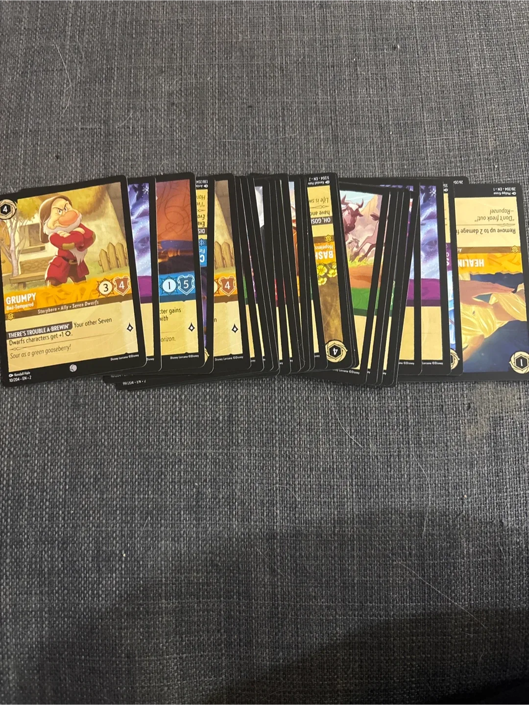 Disney lorcana cards