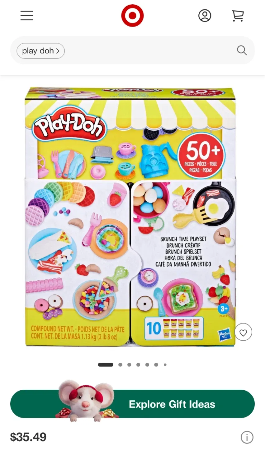 Play-Doh Brunch Time Playset (50+ Pieces)