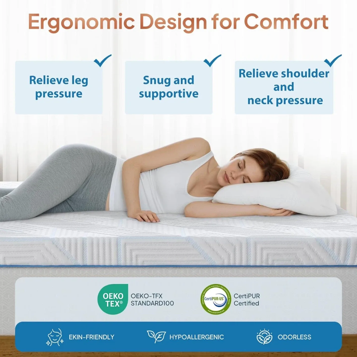 New BedStory Mattress Topper Queen image indicator(4)