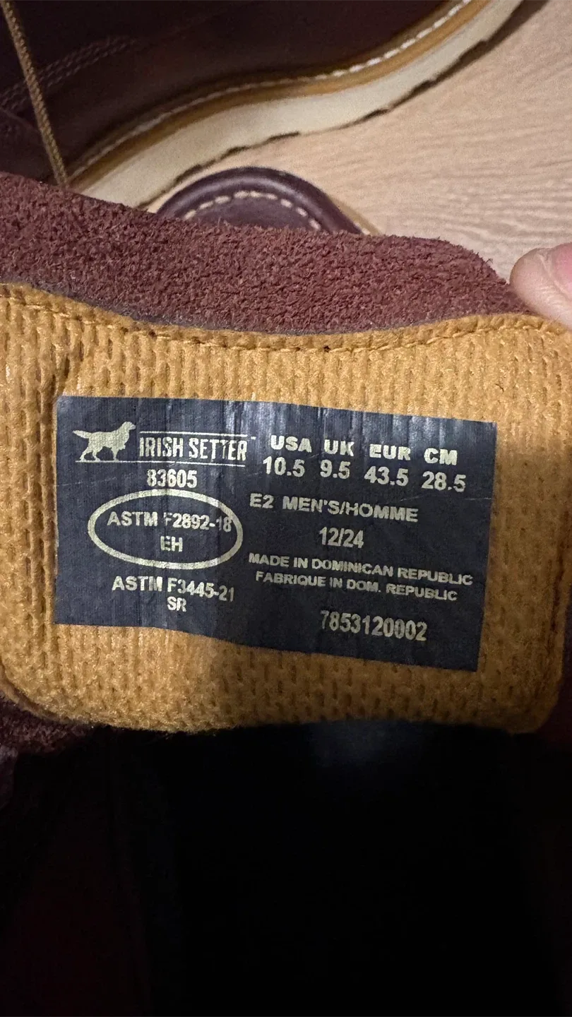 Irish Setter Leather Boots – New! image indicator(2)