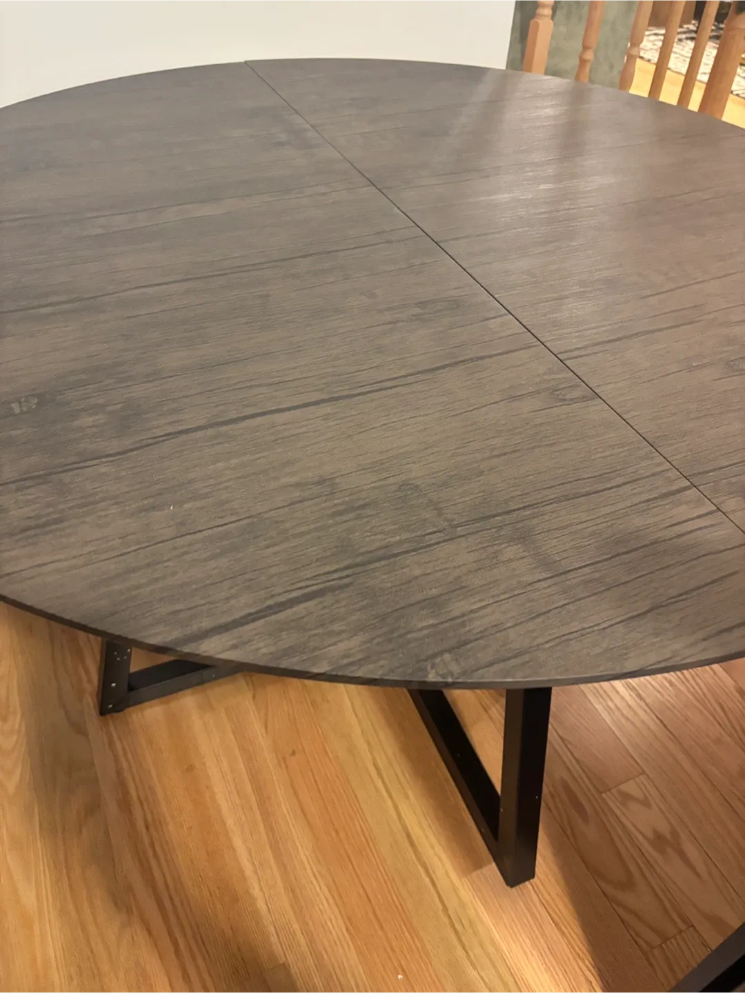 Grey Round Dining Table - 45 inch image indicator(8)