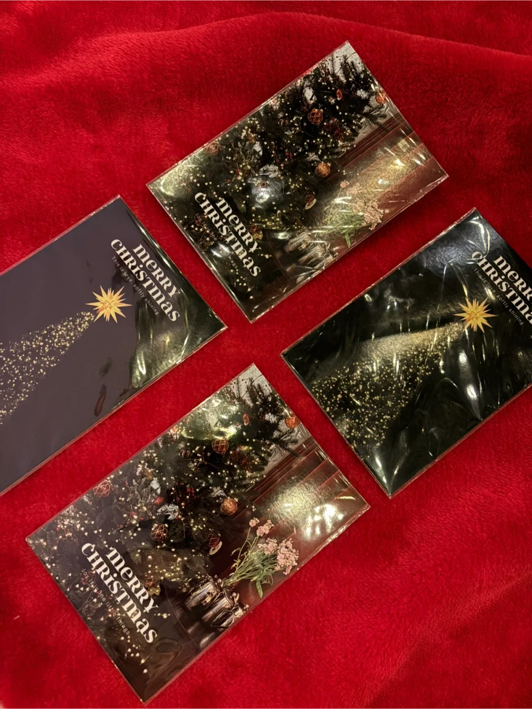 Handmade Christmas Postcard