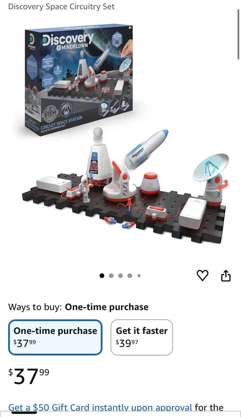 Discovery Space Circuitry Set - STEM Toy