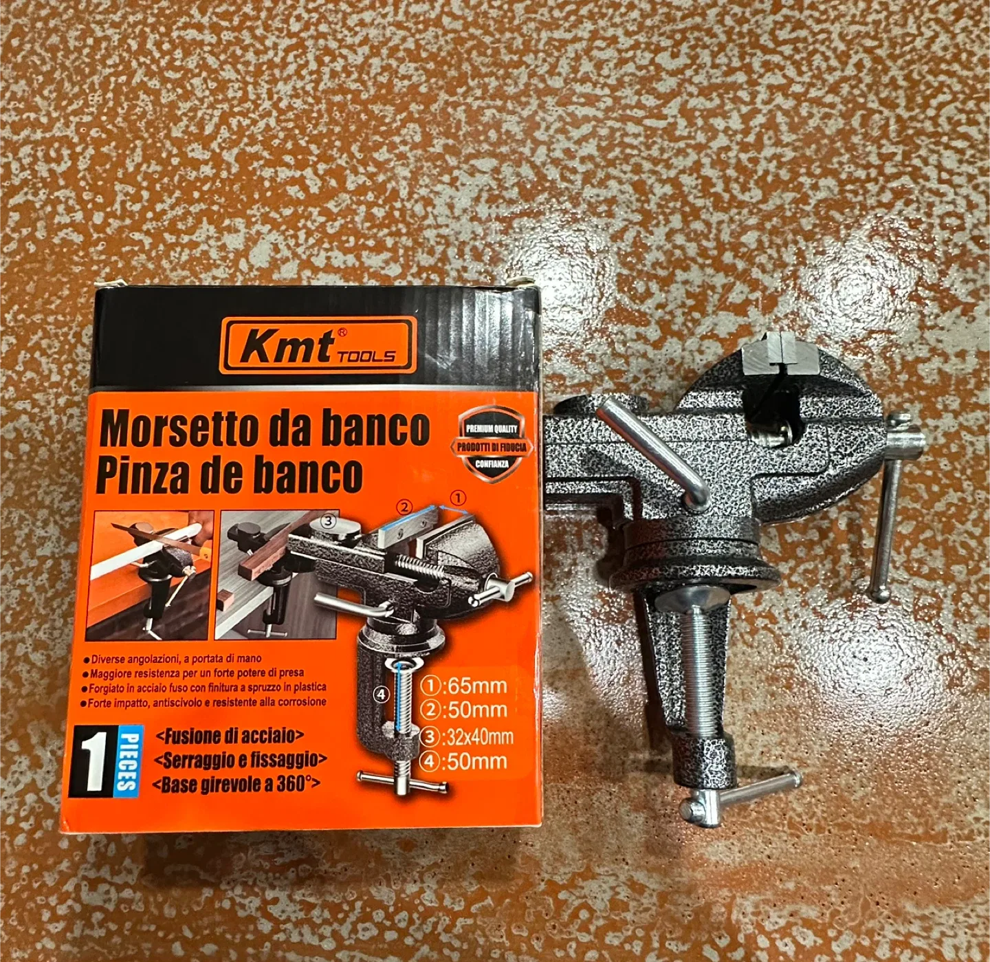 Heavy-Duty 360° Bench Clamp