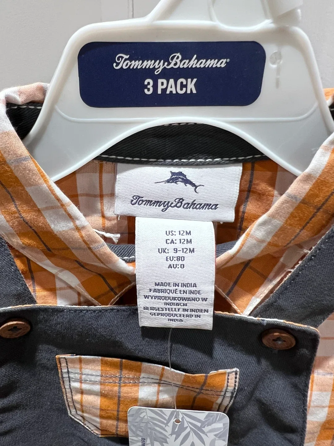 Tommy Bahama 3-Pack Baby Outfit image indicator(4)