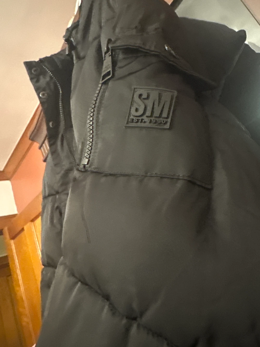 Steve Madden Black Puffer Coat - Size XL - photo 4