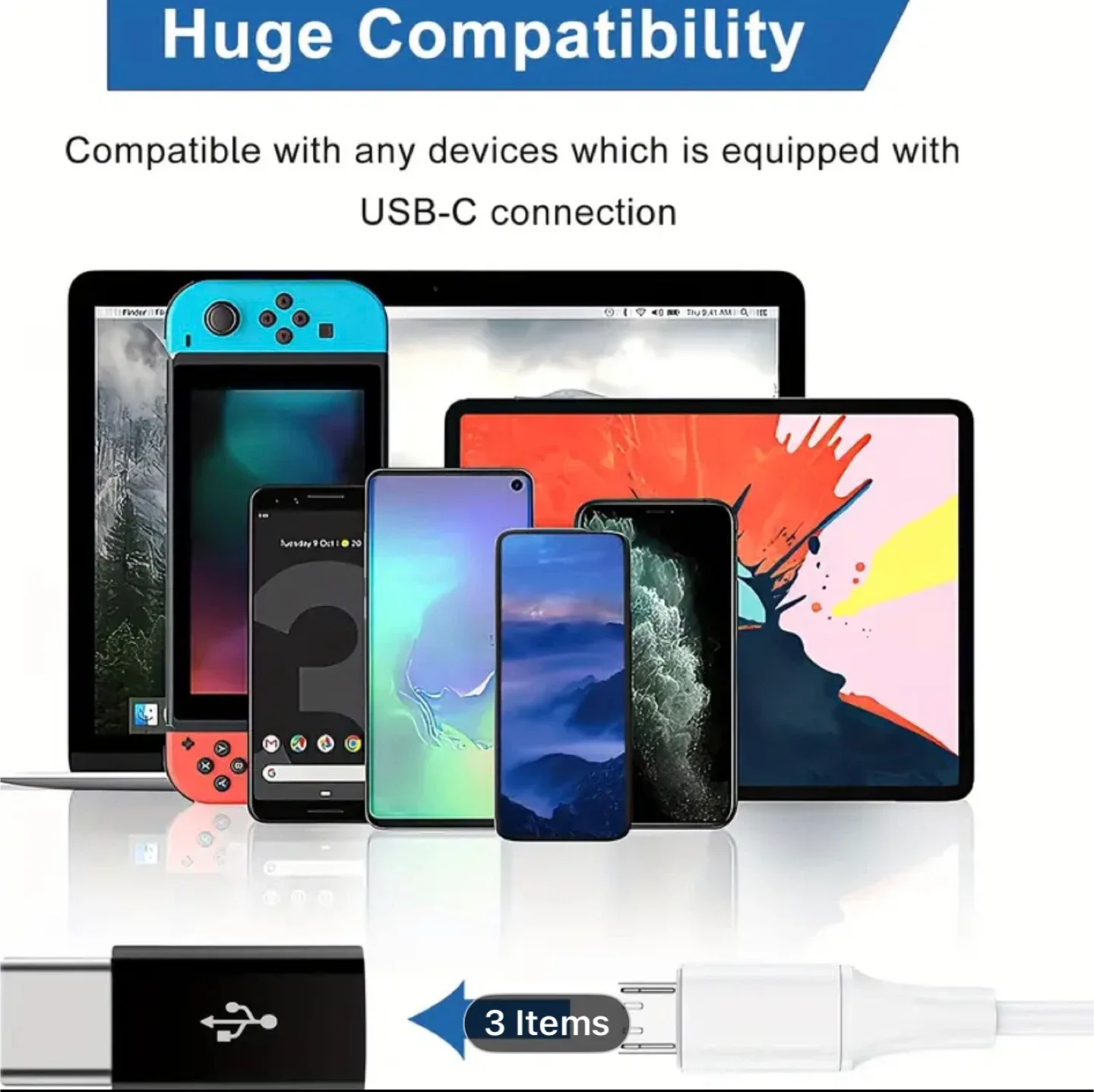 High-Speed USB-C to Micro USB Adapter with 56K Resistor image indicator(4)