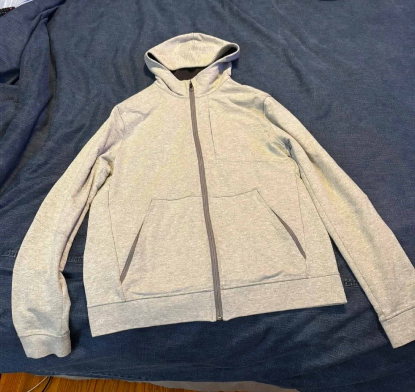 Lululemon Grey Full Zip Hoodie - Men’s Size L