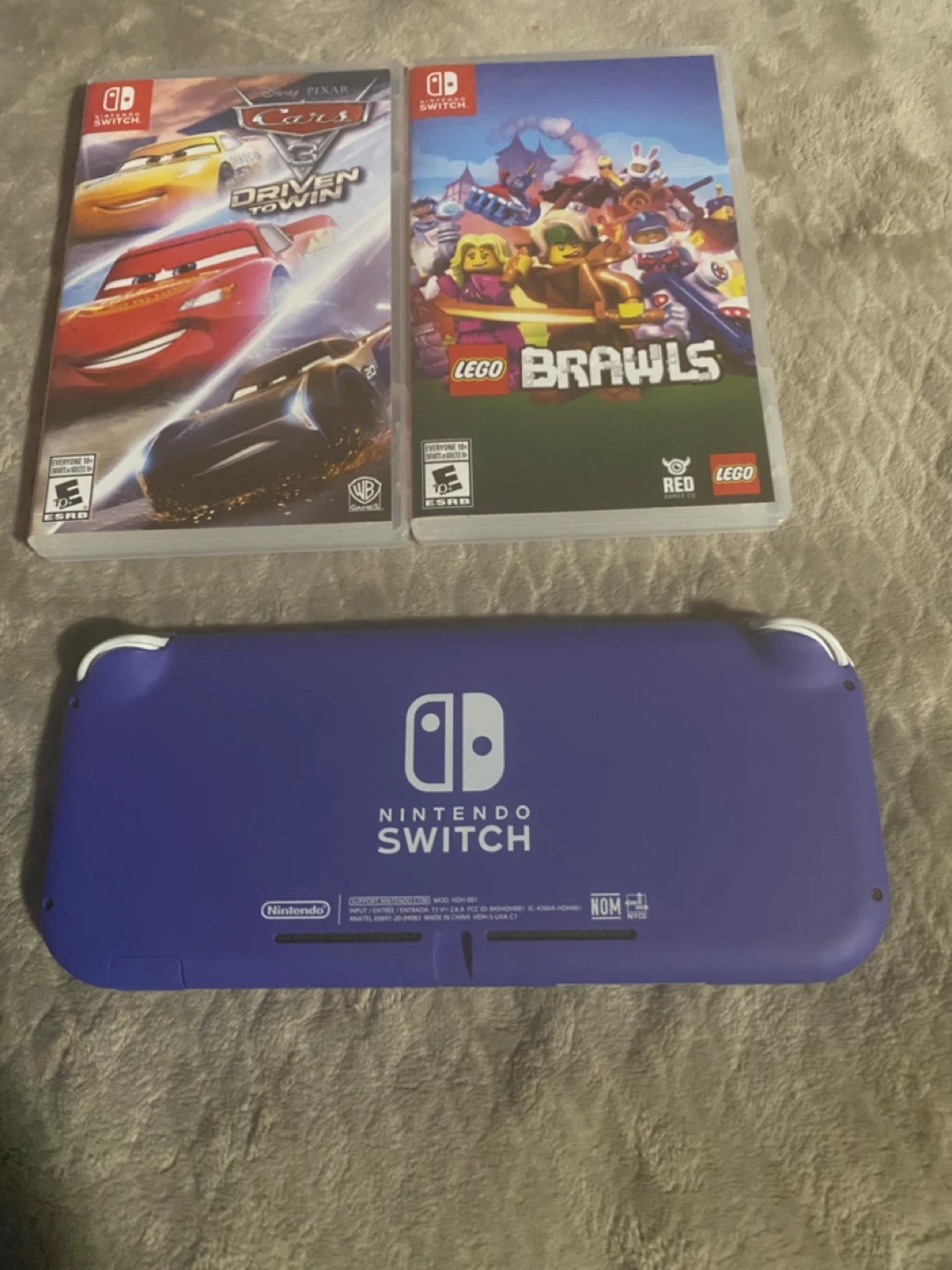 Nintendo Switch Lite Blue with Games - photo 2