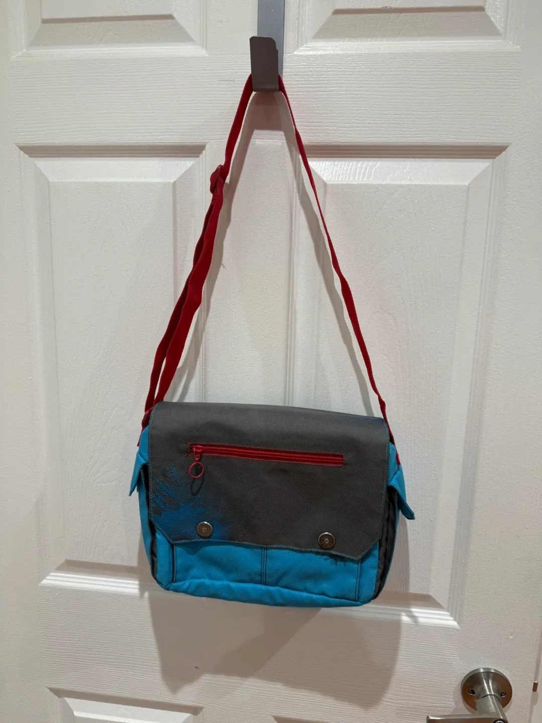 Blue & Grey Shoulder Bag