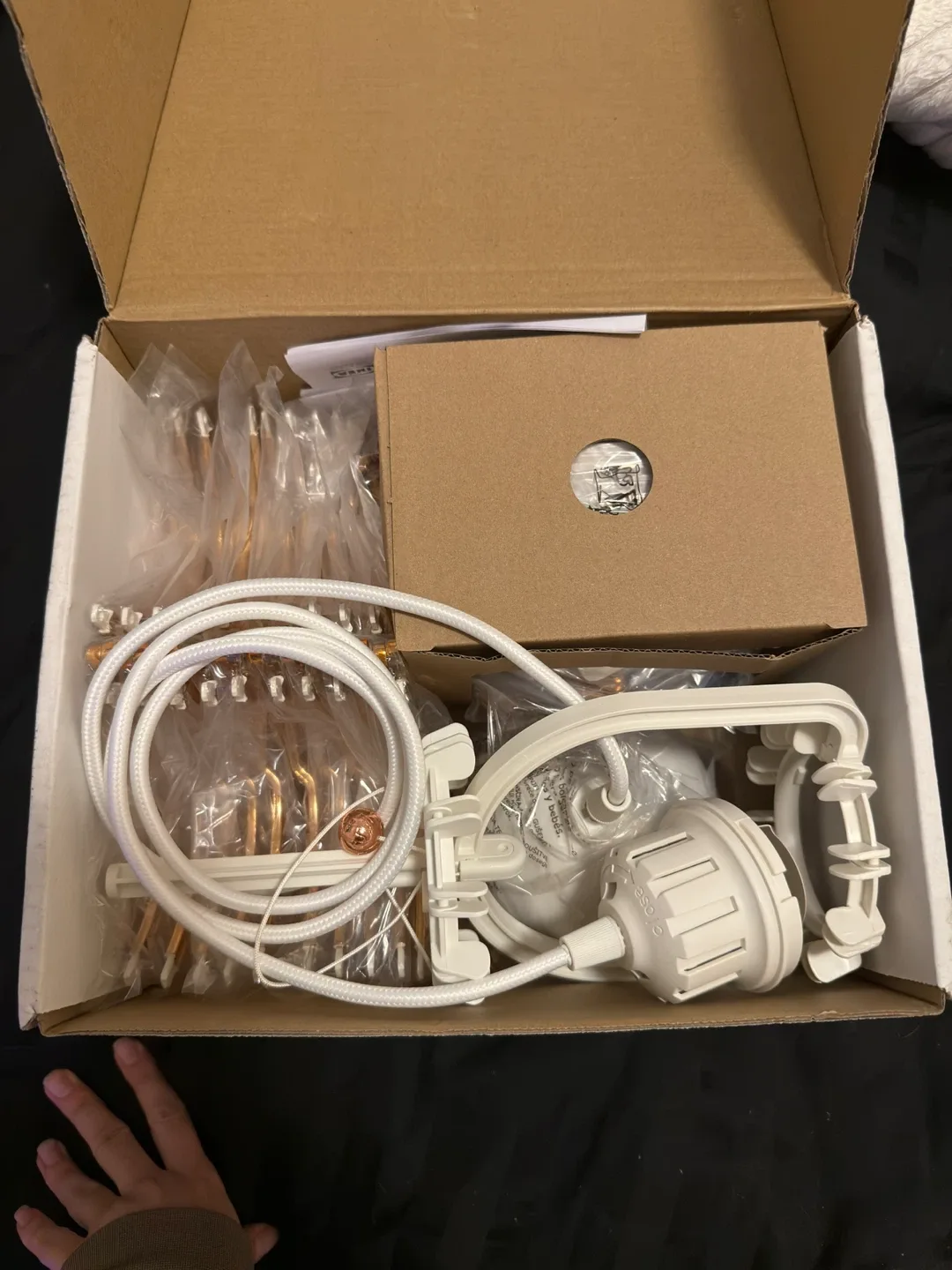 IKEA PS 2014 Pendant Lamp, White/Silver - New in Box! image indicator(2)