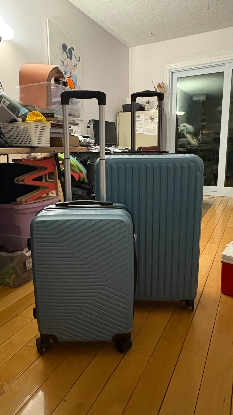 Blue Hard Shell Suitcase - photo 2