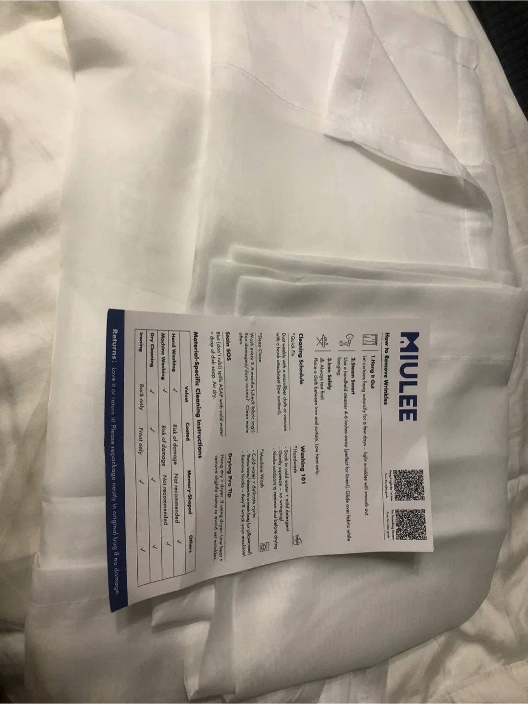 New MIULEE White Sheer Curtains (54" x 48") image indicator(7)