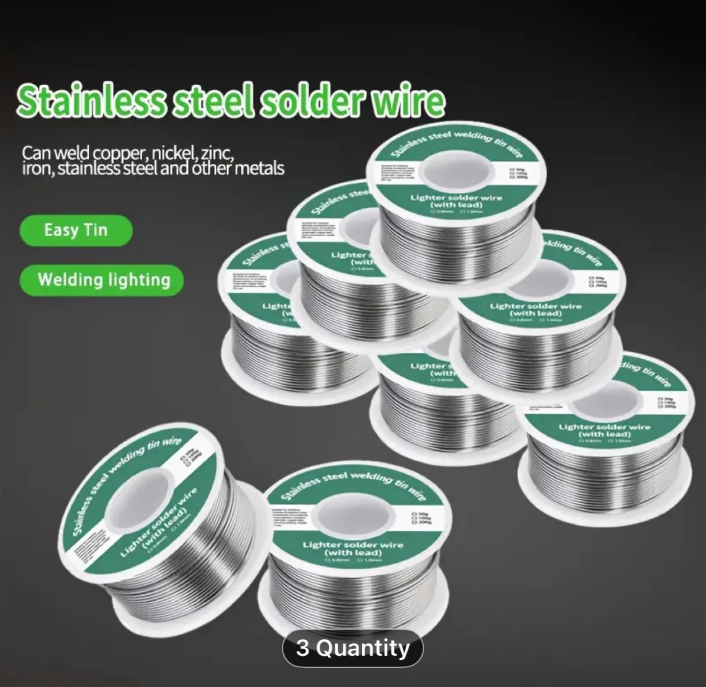 1pc 100g, High-Quality 0.8mm Solder Wire Roll image indicator(4)