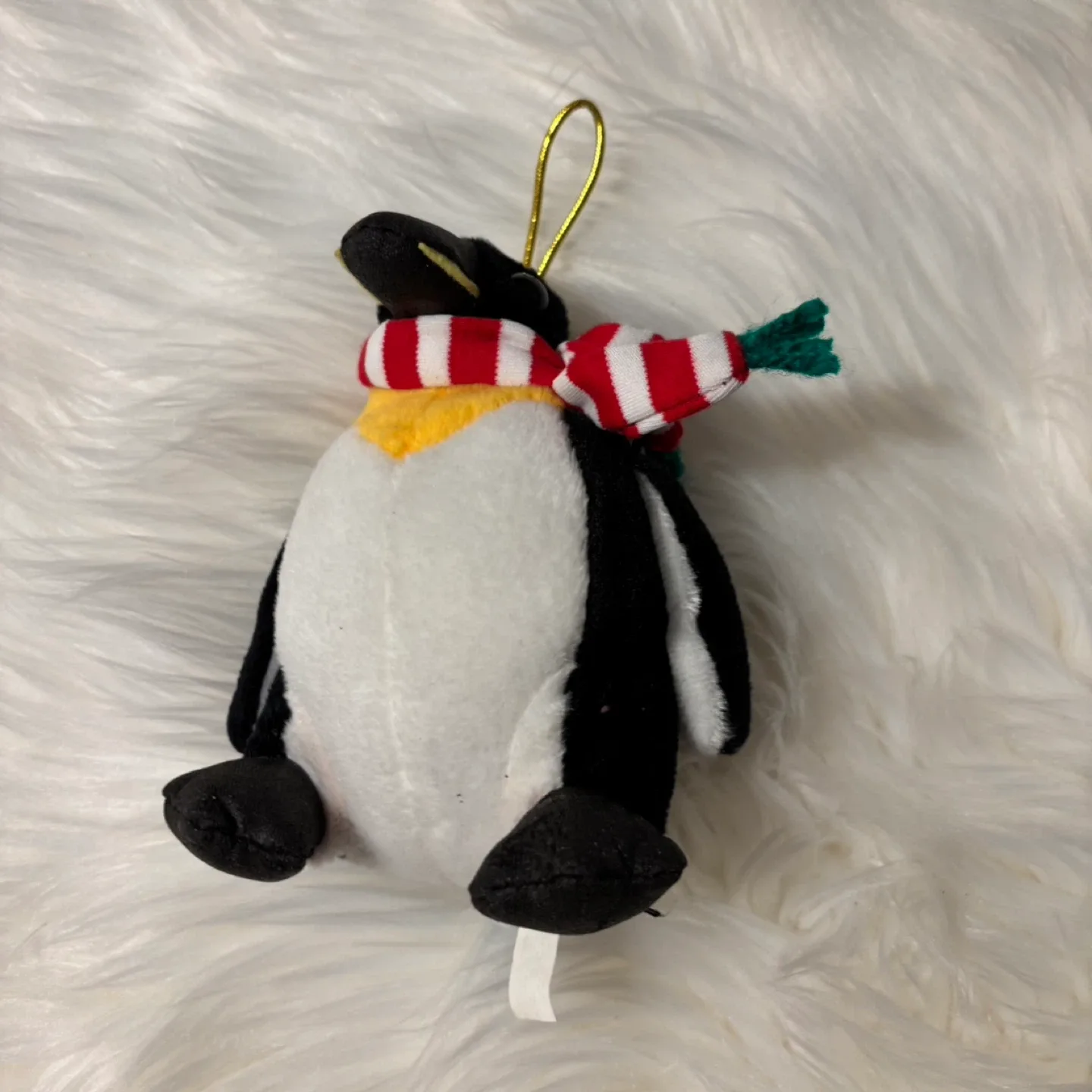 Penguin Plush Ornament with Scarf image indicator(3)