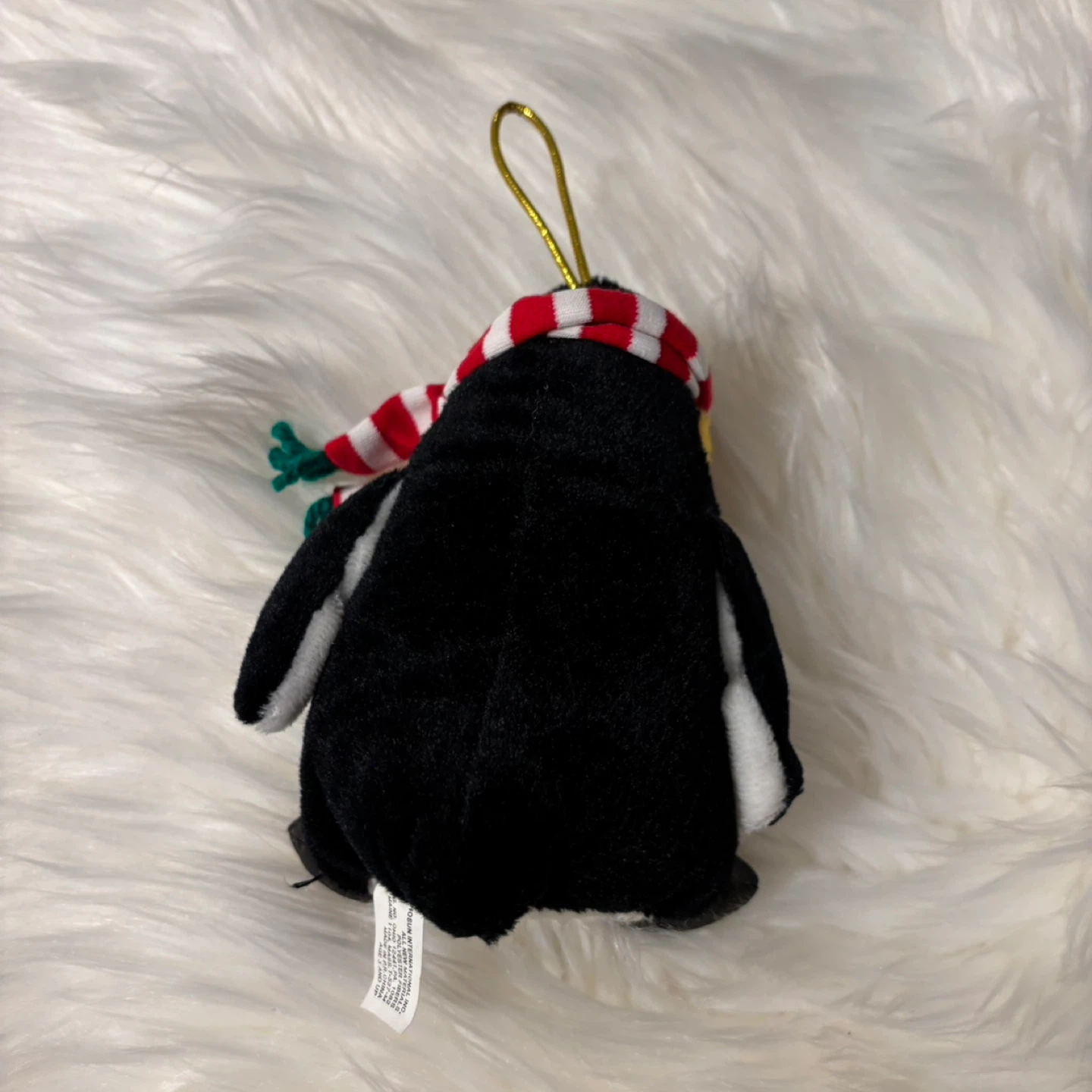 Penguin Plush Ornament with Scarf - photo 2