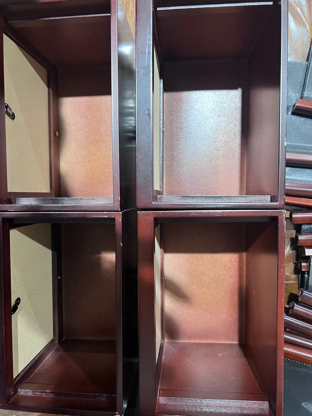 Wooden Photo Album Organizer with Drawers image indicator(4)