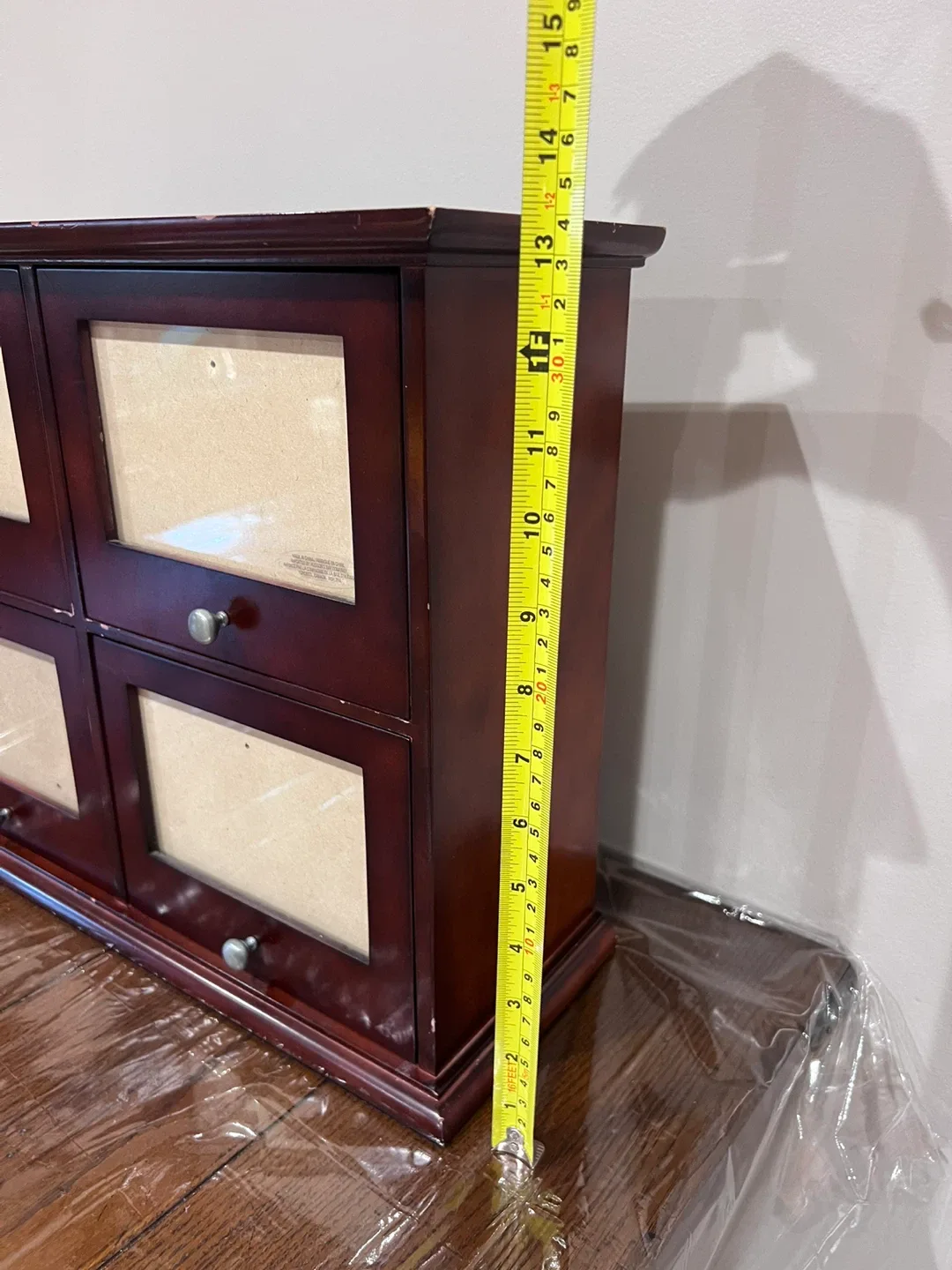 Wooden Photo Album Organizer with Drawers image indicator(6)