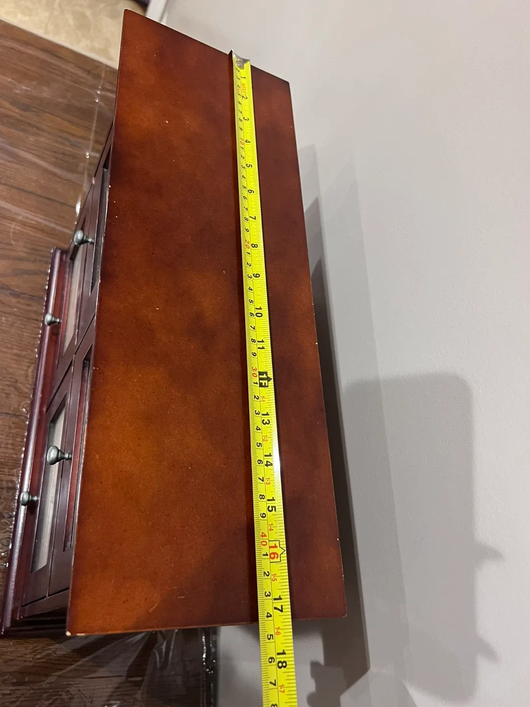 Wooden Photo Album Organizer with Drawers image indicator(7)