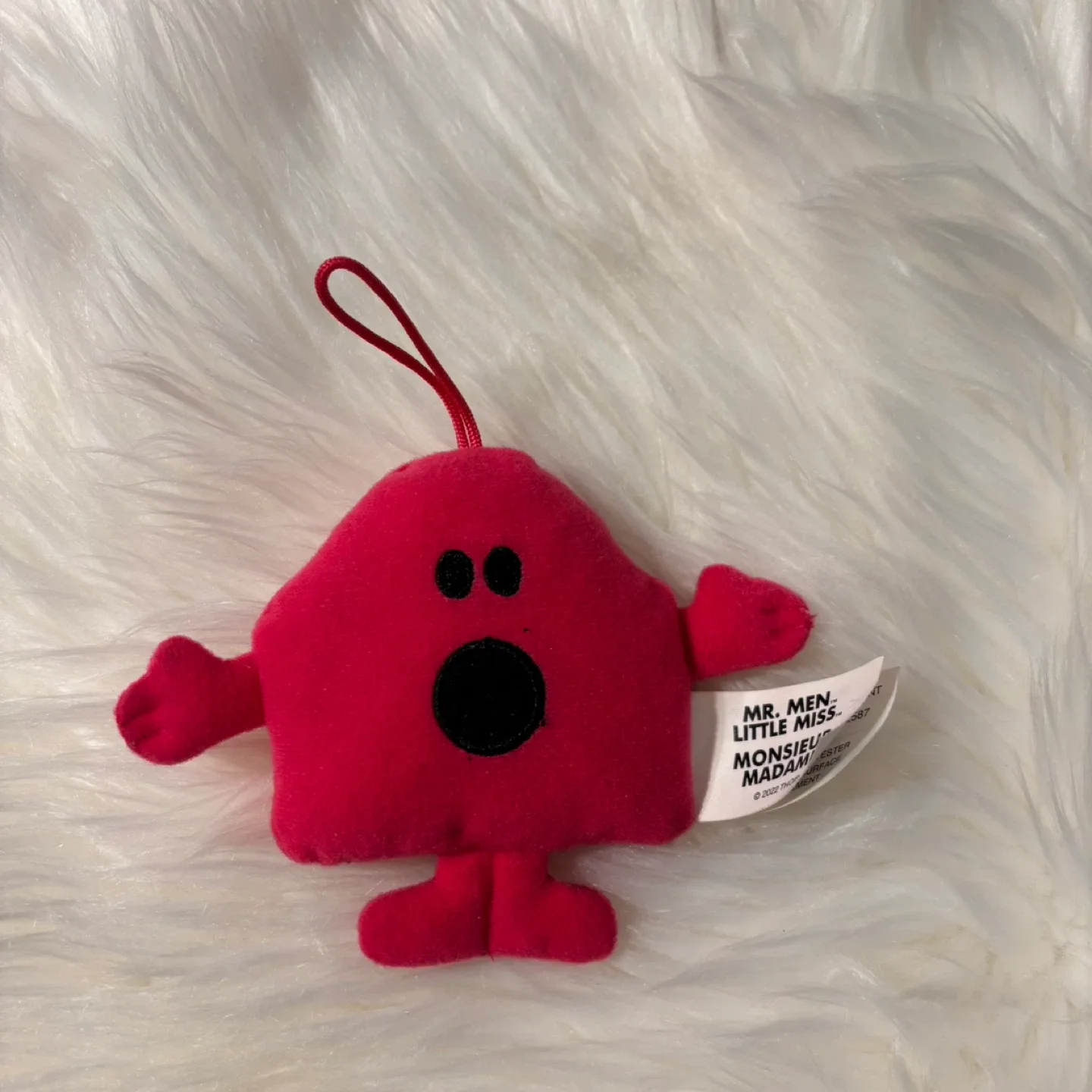 Mr. Men Little Miss Red Plush Ornament