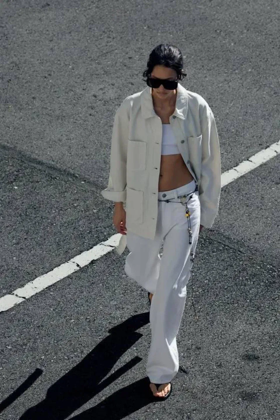 Denim jacket with belt ZARA, XXL(good for XL) image indicator(2)