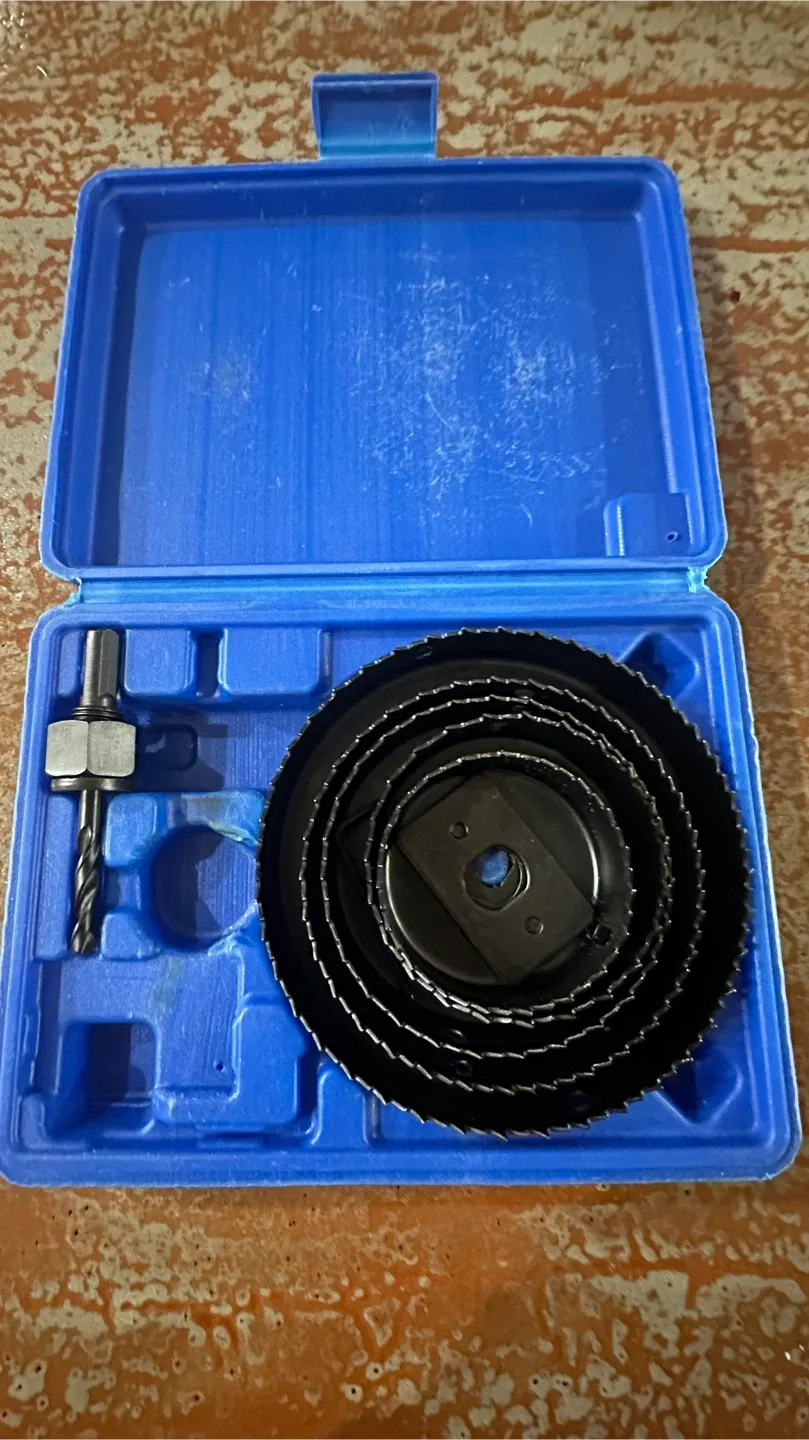 8-Piece Hole Saw Set – Heavy Duty