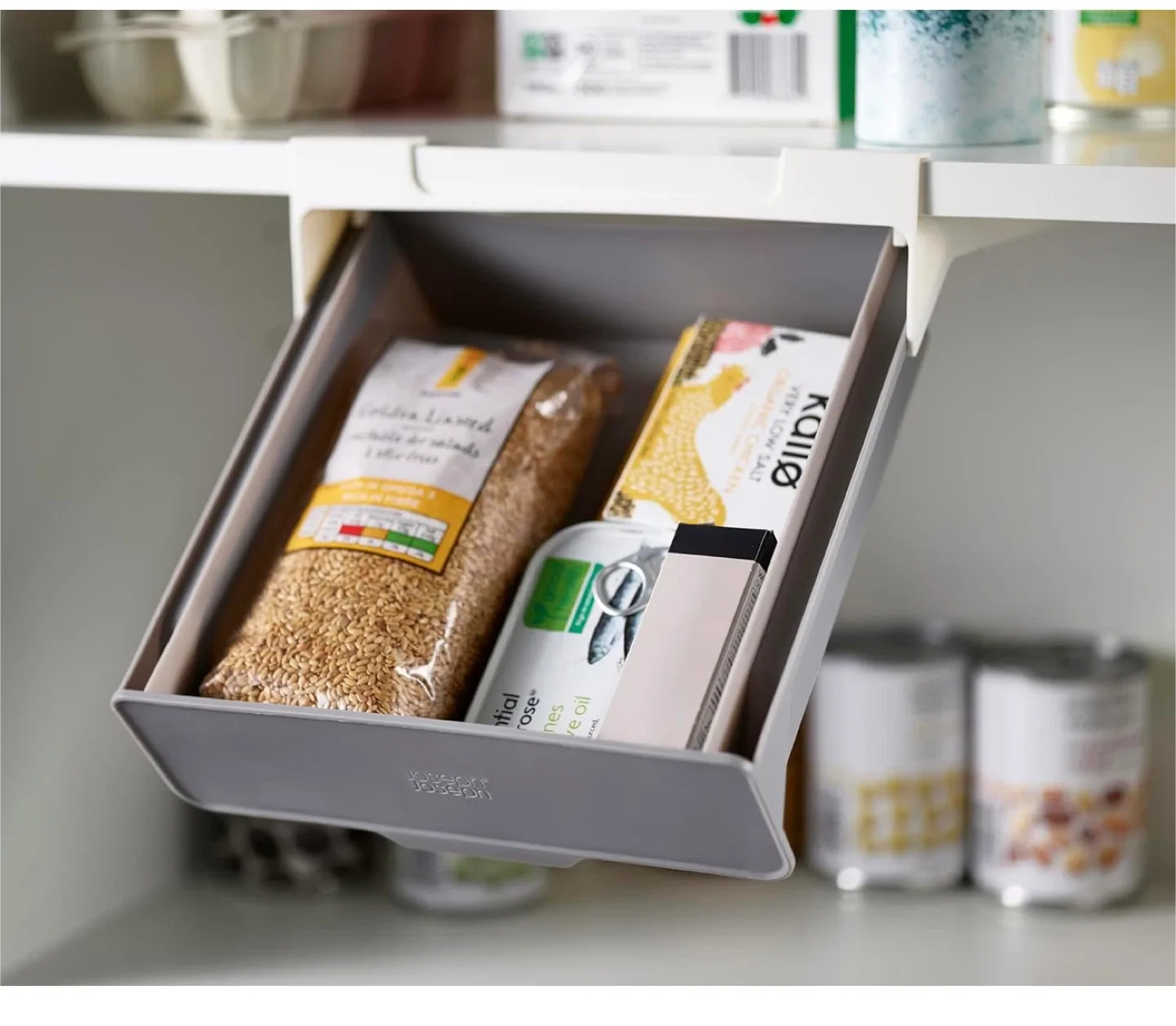 Under Shelf Drawer Kitchen Cabinet Storage Organizer image indicator(2)