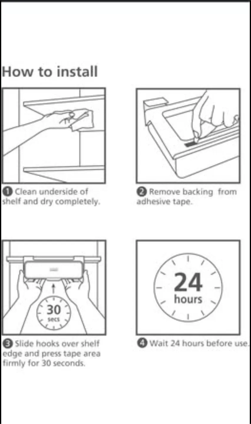 Under Shelf Drawer Kitchen Cabinet Storage Organizer image indicator(4)