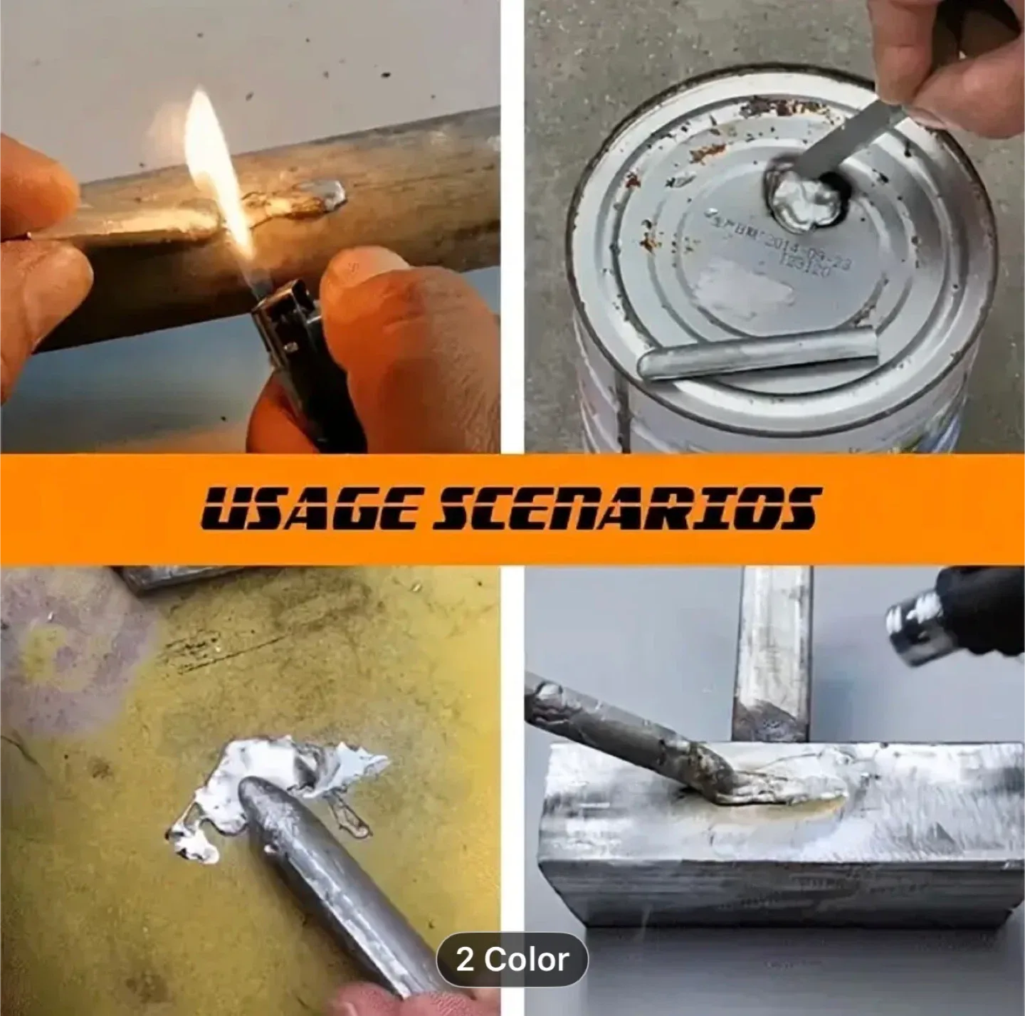 1 Pack Low Temperature Aluminum Solder Rods image indicator(3)