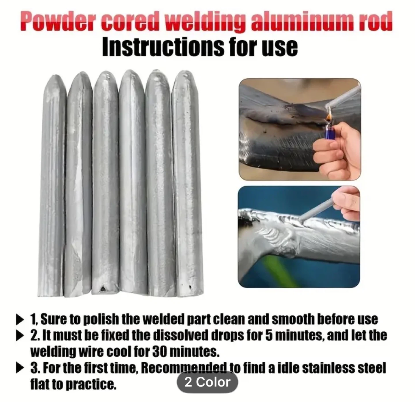1 Stick Low Temperature Aluminum Solder Rods
