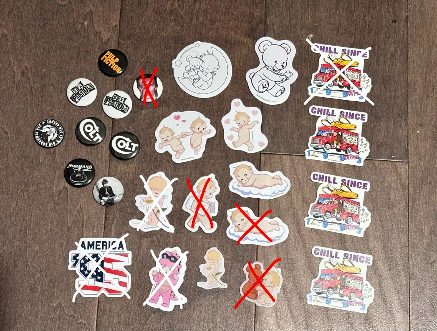 Brandy Melville Stickers & Pins