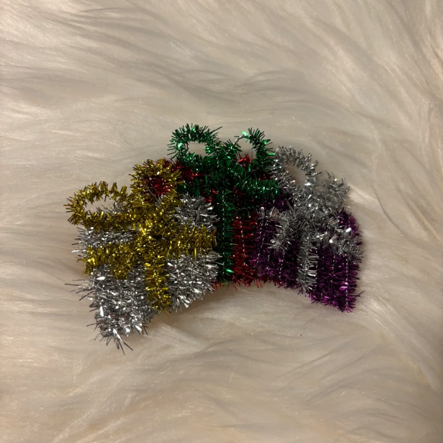 NEW Festive Tinsel Hair Clip