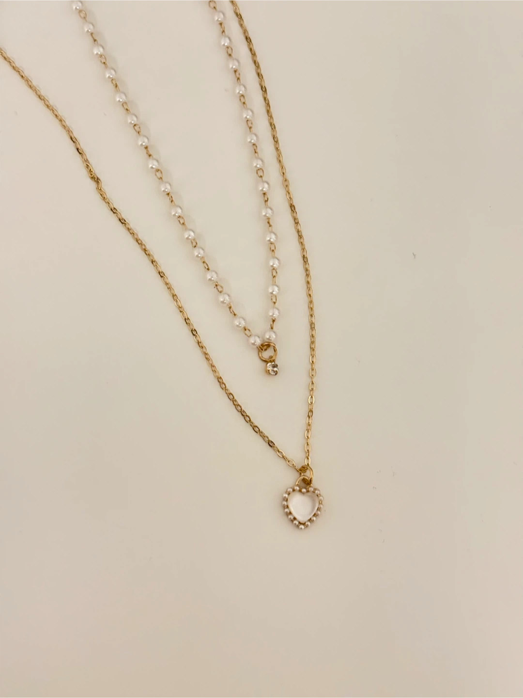 Layered Heart Pendant Necklace - photo 3
