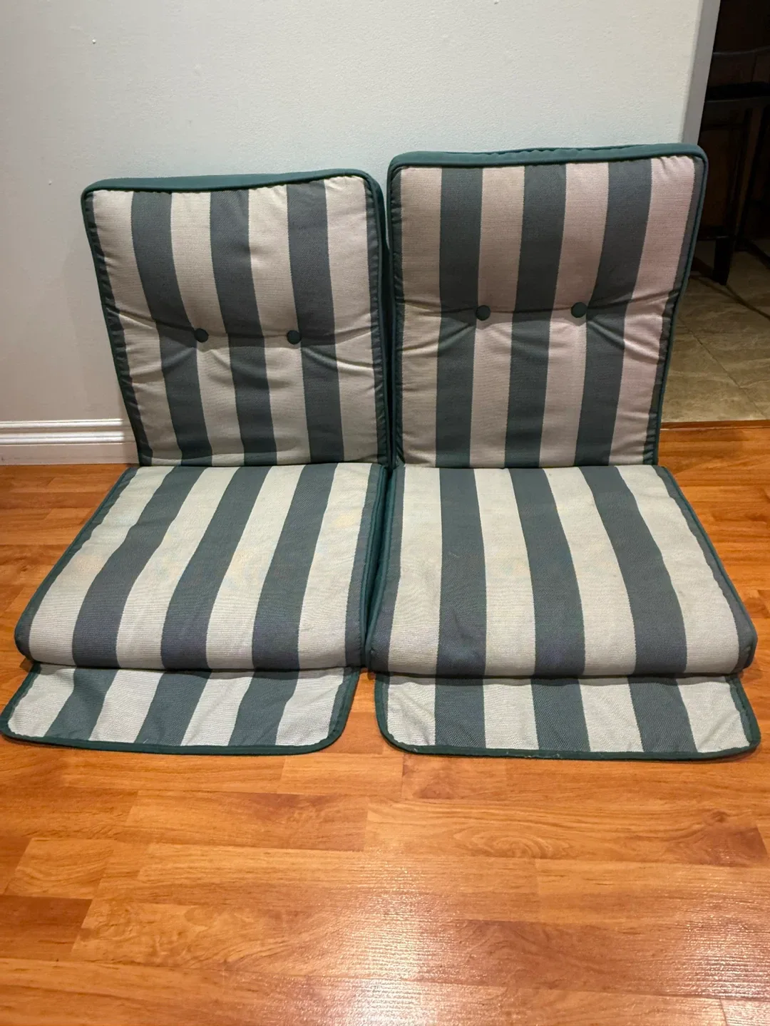 High back cushions