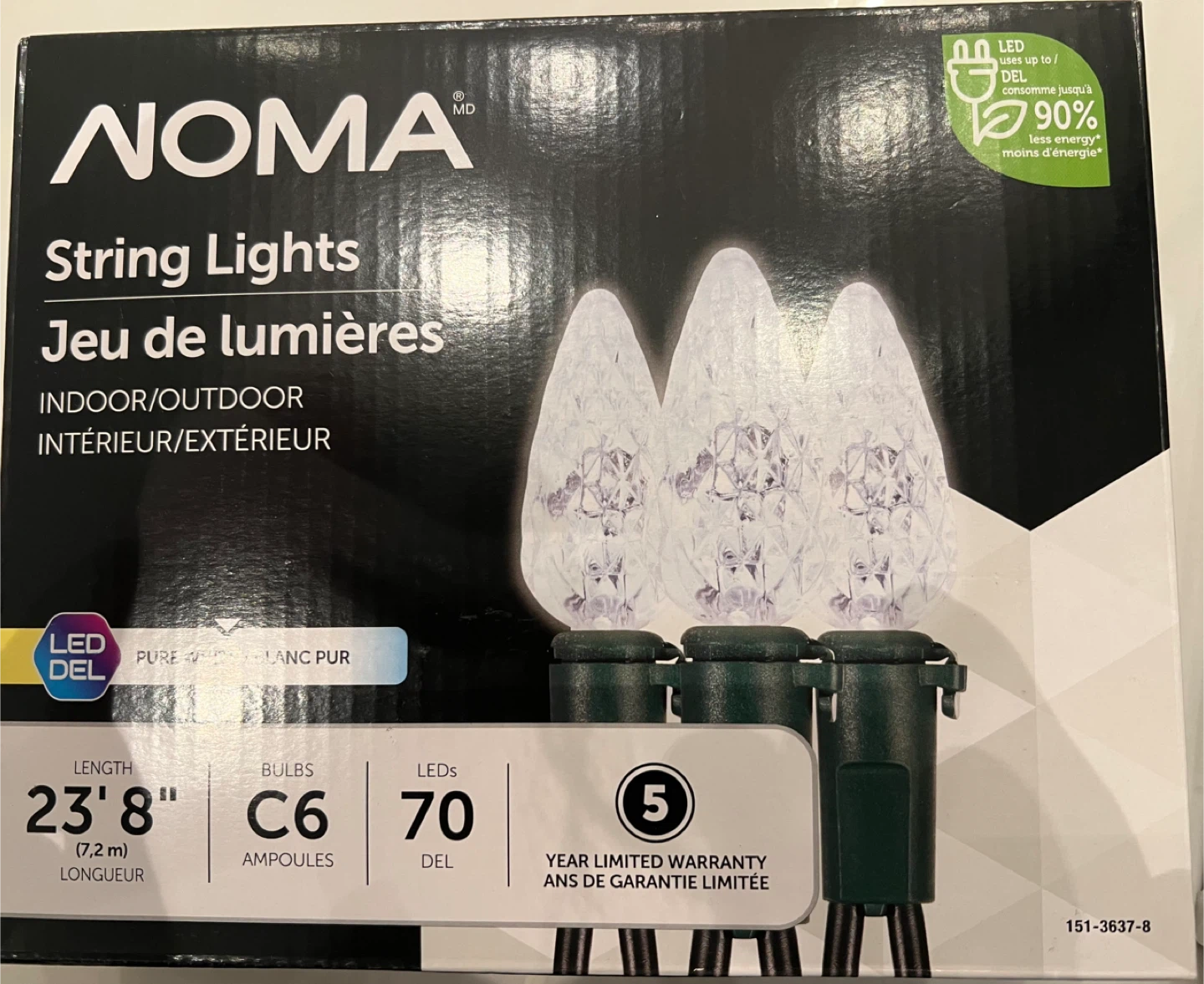 NOMA Blue & Pure white Indoor/Outdoor C6 LED - photo 2