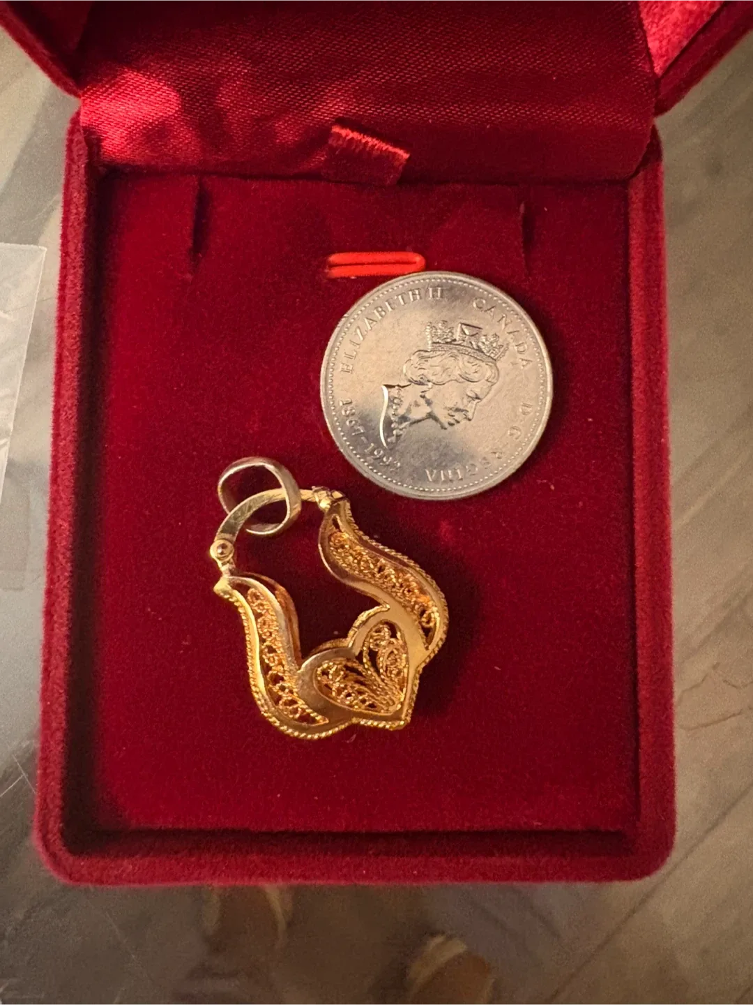 14K gold filled vintage Pendant image indicator(3)