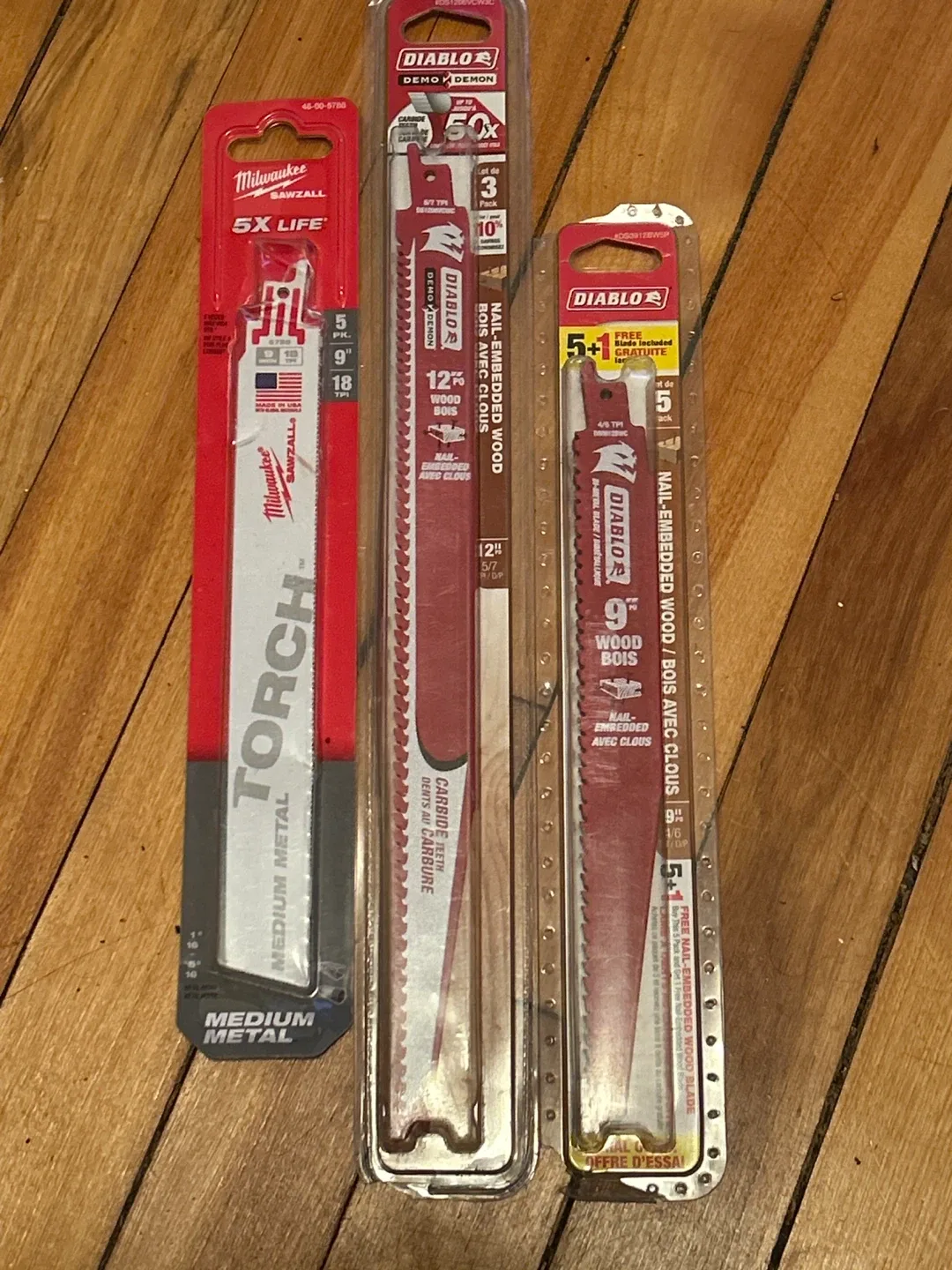 Milwaukee & Diablo Sawzall Blades - Medium Metal & Wood image indicator(2)