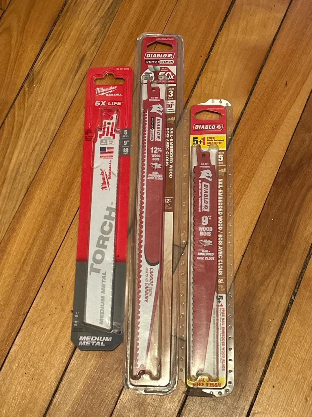 Milwaukee & Diablo Sawzall Blades - Medium Metal & Wood image indicator(3)