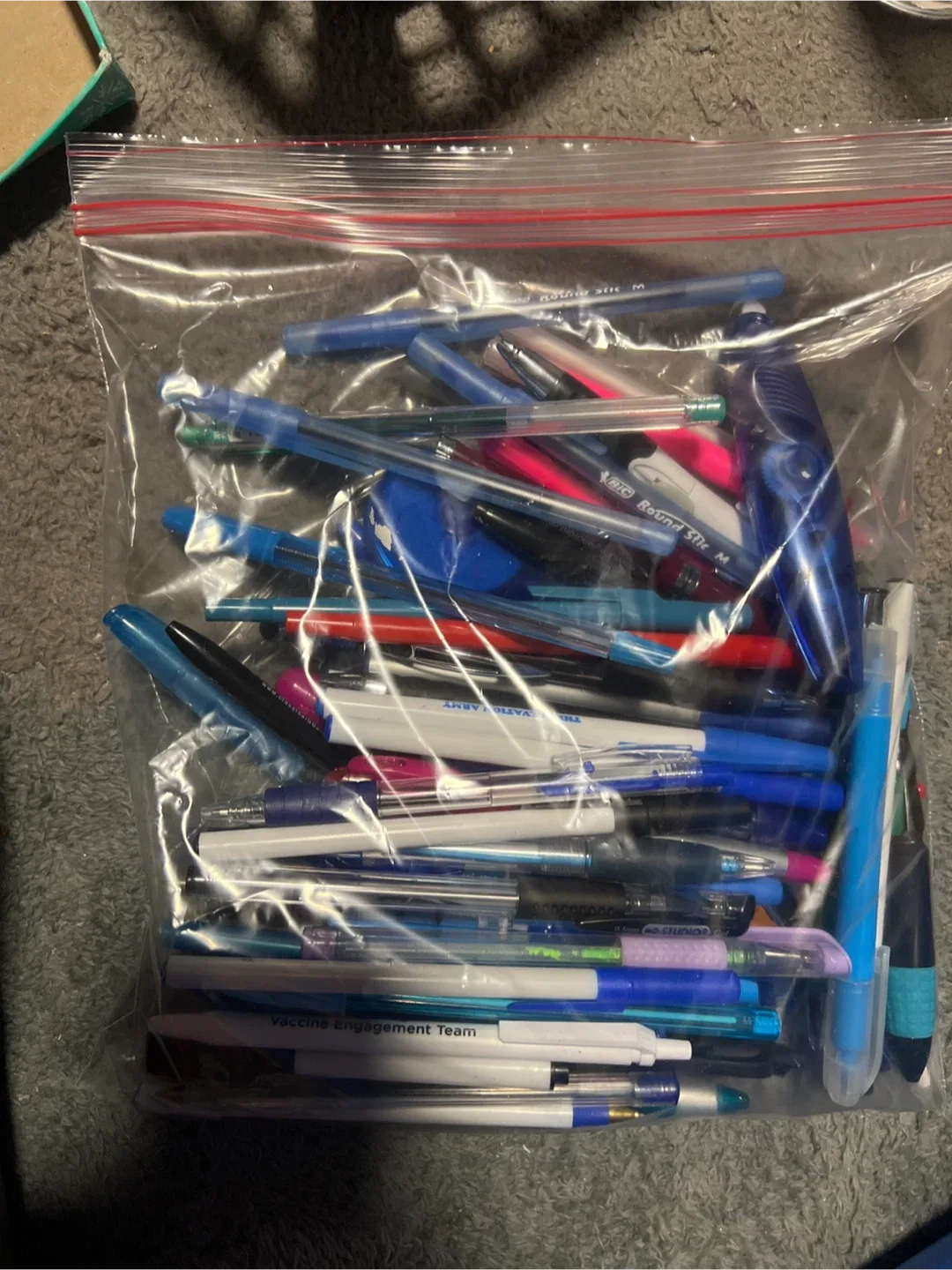 Bag of Assorted Pens