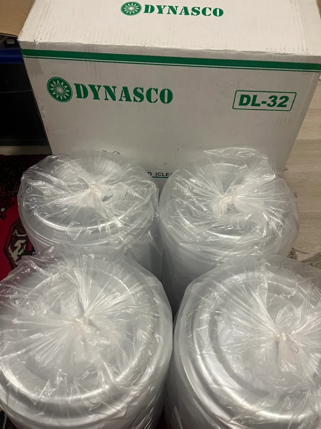 Dynasco DL-32 Anti-Fog Dome Lids – 300 pcs #Cleanout