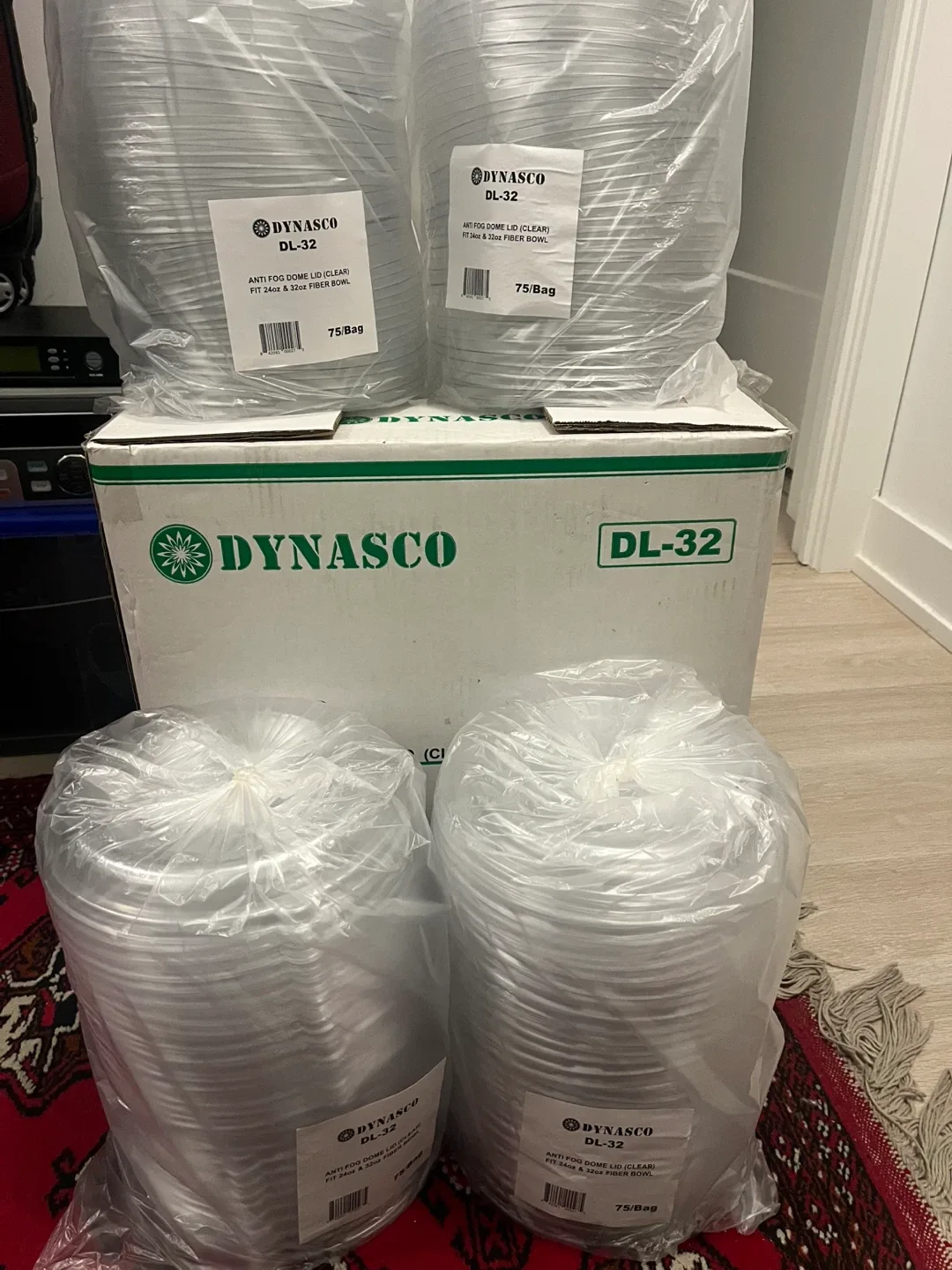 Dynasco DL-32 Anti-Fog Dome Lids – 300 pcs #Cleanout image indicator(3)