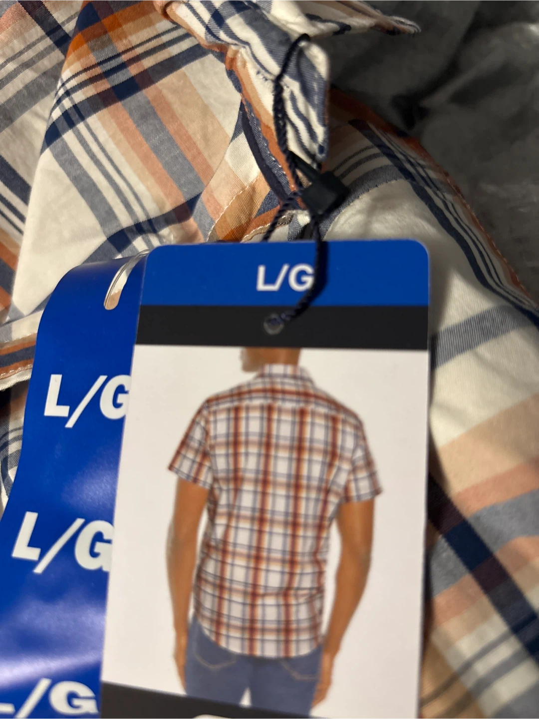 GAP Plaid Button-Down Shirt - Size L/G - New - photo 3