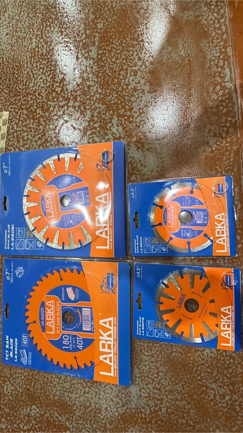 Cutting Blades – Diamond & TCT – 4.5” and 7”