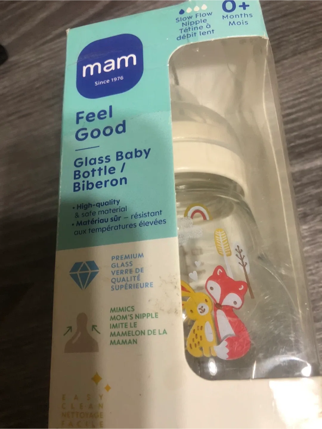 MAM Feel Good Glass Baby Bottle 170ml/6oz image indicator(6)