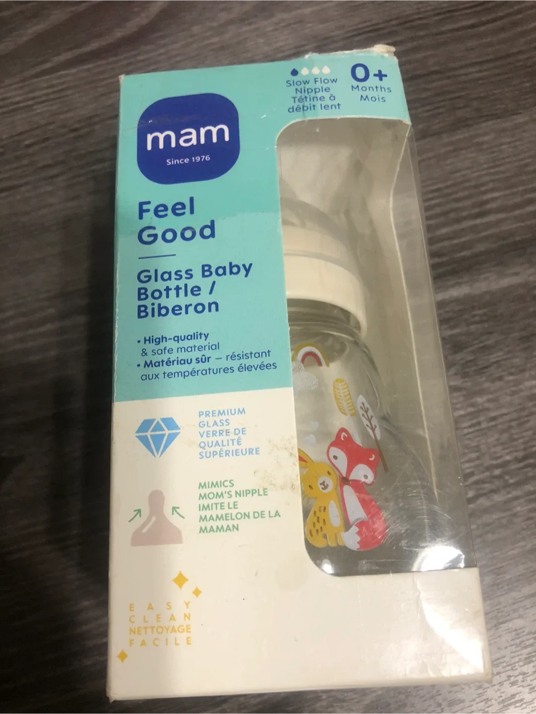 MAM Feel Good Glass Baby Bottle 170ml/6oz image indicator(3)