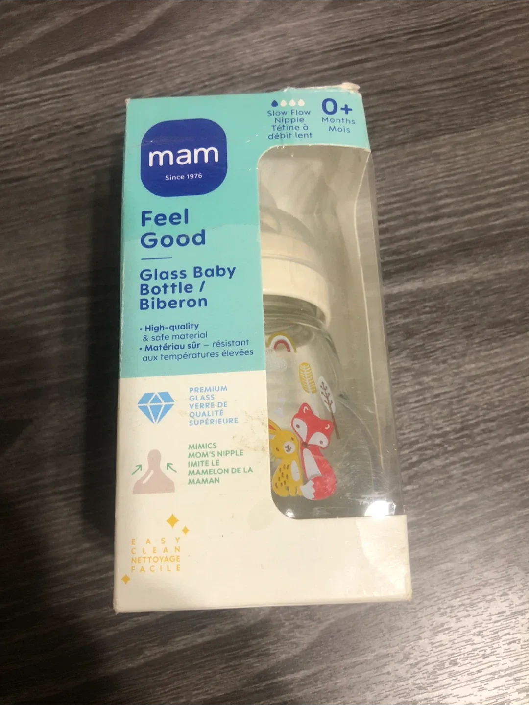 MAM Feel Good Glass Baby Bottle 170ml/6oz image indicator(7)