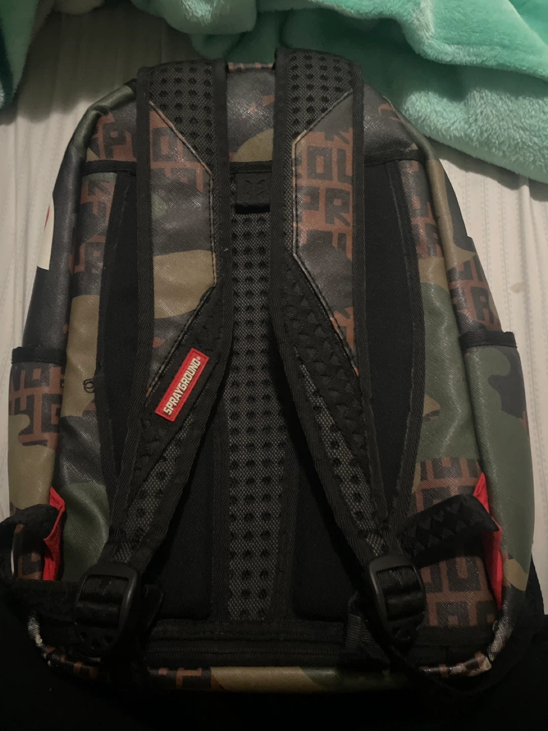Sprayground Backpack - Camo Shark Design - photo 2