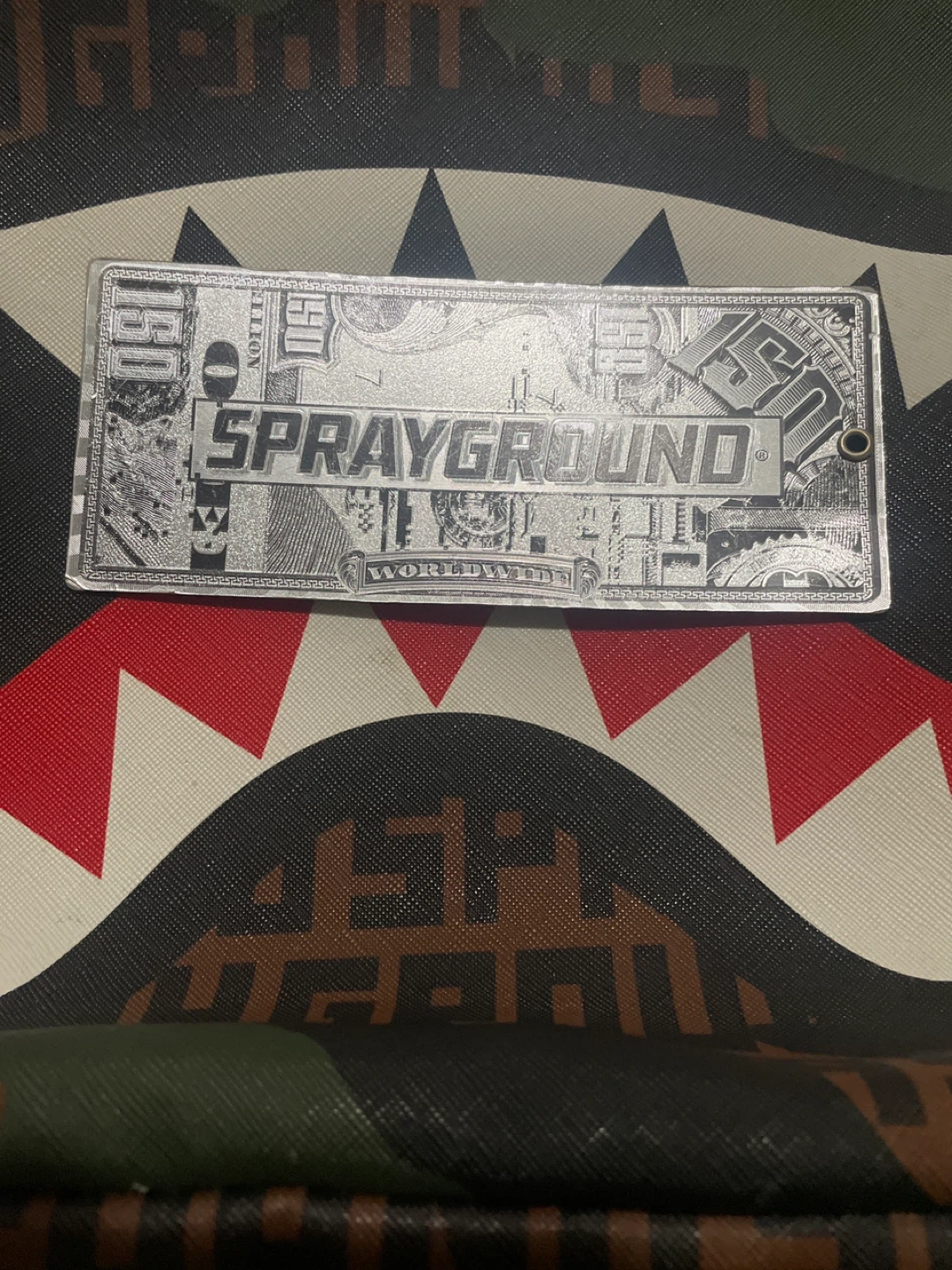 Sprayground Backpack - Camo Shark Design - photo 5