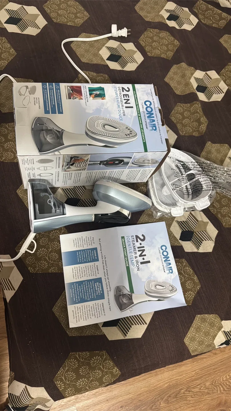Conair 2-in-1 Steamer & Iron - Gently Used image indicator(2)